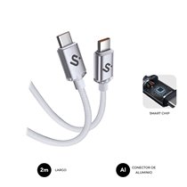 CABLE OPTIMUS 60W C-C 2m WHITE