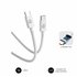 CABLE PLUS 100W C-C 1m WHITE