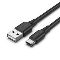 Cable USB 2.0 3A CTHBD/ USB Tipo-C Macho - USB Macho/ 50cm/ Negro