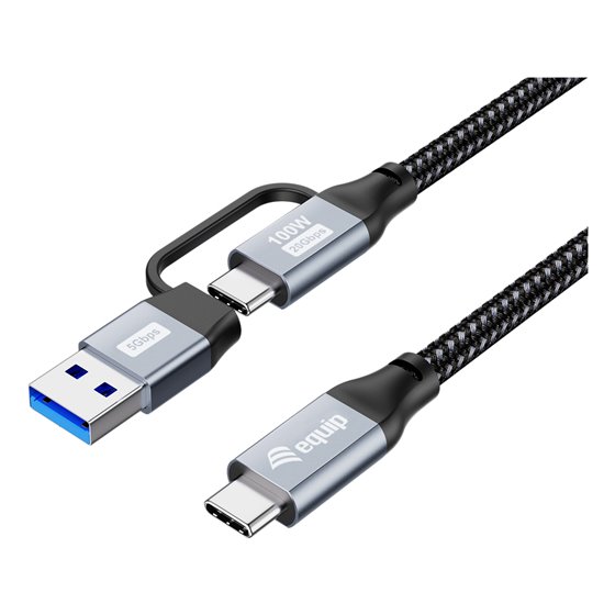 128432 cable USB USB 3.2 Gen 2x2 2 m USB A/USB C USB C Negro