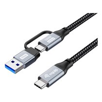 128432 cable USB USB 3.2 Gen 2x2 2 m USB A/USB C USB C Negro