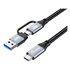 128431 cable USB USB 3.2 Gen 2x2 1 m USB A/USB C USB C Negro