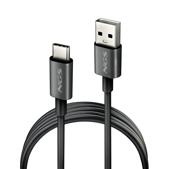 ZYRO-AC cable USB USB 2.0 1 m USB A USB C Negro