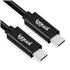 Cable USB-C 3.2 Gen2x2 100W 5A 4K 1m nylon