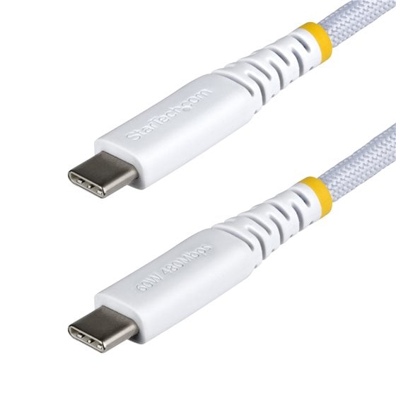 Cable de Carga USB-C Trenzado de 2m - Cable Cargador USB Tipo C para Portátil - Cable Resistente para Carga de Dispositivos - Tr
