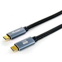 128359 Cable USB 3.2 Gen 2 C a C, M/M, 3,0m, PD100W , 4K/60Hz, 10Gbps, Negro