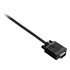 Cable negro de vídeo con conector VGA macho a VGA macho 2m 6.6ft