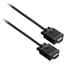 Cable de extensión negro de vídeo con conector VGA hembra a VGA macho 3m 10ft