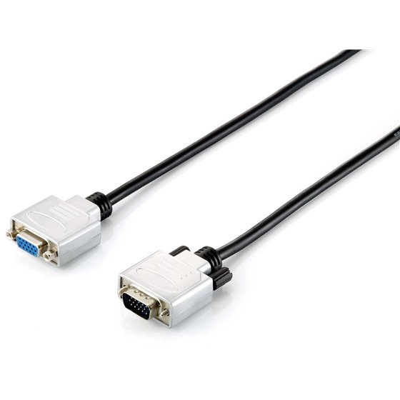118856 cable VGA 20 m VGA (D-Sub) Negro, Plata