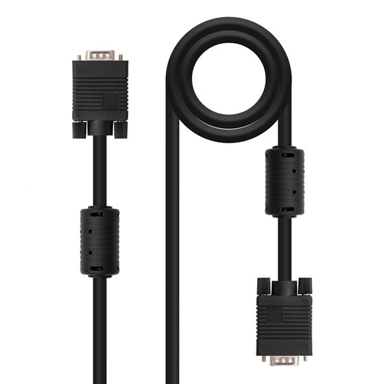 10.15.0101 cable VGA 1 m VGA (D-Sub) Negro