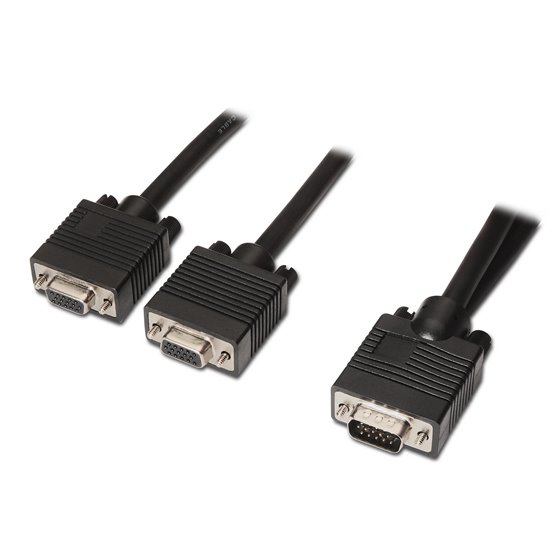 A113-0081 cable VGA 0,45 m VGA (D-Sub) 2 x VGA (D-Sub) Negro