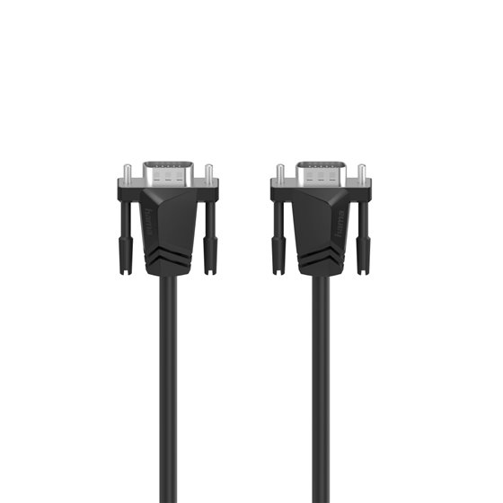 Cable VGA 1080p, 1,5m, Color negro
