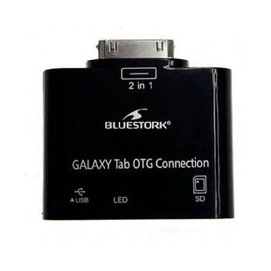 BS-GAL-RDR/SD cable gender changer Samsung 30-pin USB 2.0/SD Card Negro
