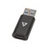 V7USB3AC cambiador de género para cable USB A USB C Negro