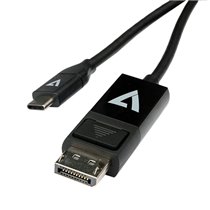 V7UCDP-2M cambiador de género para cable USB Type-C 3.2 Gen 1 DisplayPort Negro