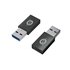 DONN10G cambiador de género para cable USB A USB C Negro