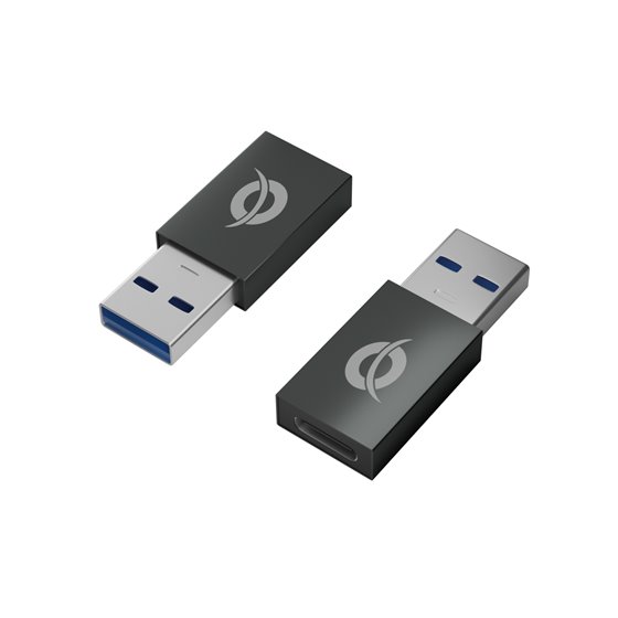 DONN10G cambiador de género para cable USB A USB C Negro