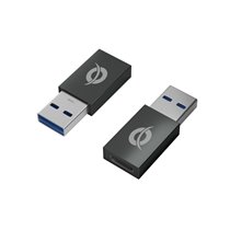 DONN10G cambiador de género para cable USB A USB C Negro