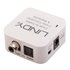 70411 cambiador de género para cable Toslink RCA Blanco