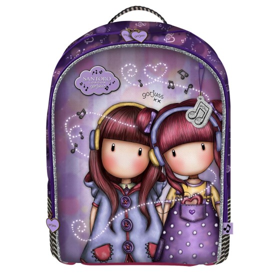 Mochila Escolar GORJUSS The Duet 32 x 45 x 13,5 cm.