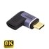 EC1048 cambiador de género para cable USB-C Negro, Púrpura