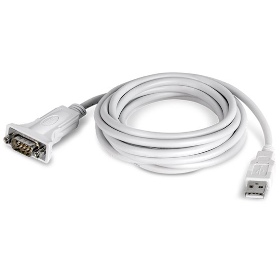 TU-S910 cambiador de género para cable USB Type A RS-232 Blanco