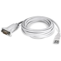 TU-S910 cambiador de género para cable USB Type A RS-232 Blanco