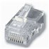 121151 conector RJ-45 (8P8C) Transparente