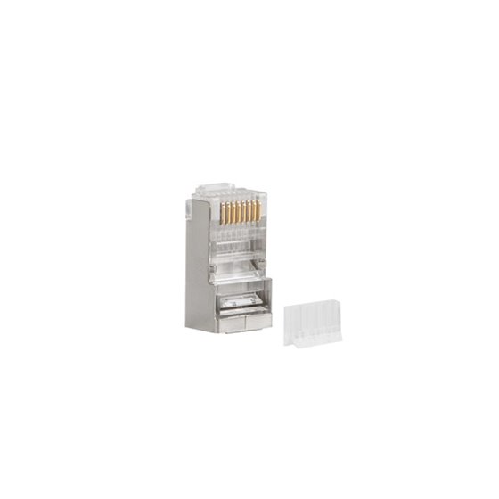 PLS-6000 conector RJ-45 Acero inoxidable, Transparente