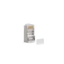 PLS-6020 conector RJ-45 Acero inoxidable, Transparente