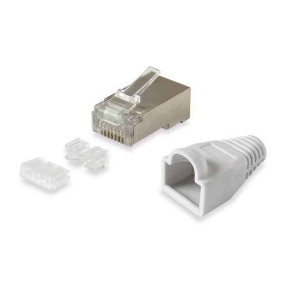 121181 conector RJ45 Plata