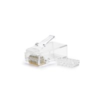 Conector RJ45 8 hilos CAT.6 (100 Uds)