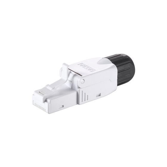 121162 conector RJ-45 Negro, Blanco