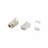 121176 conector RJ-45 Transparente, Blanco