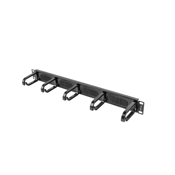 AK-1203-B accesorio de bastidor Panel pasacables con cepillo
