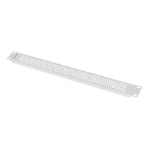 Zaslepka do szaf 19 1U perforowana szara Panel ciego