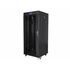 free standing rack 19inch cabinet 27U 600x600 glass door LCD flat pack black Rack o bastidor independiente