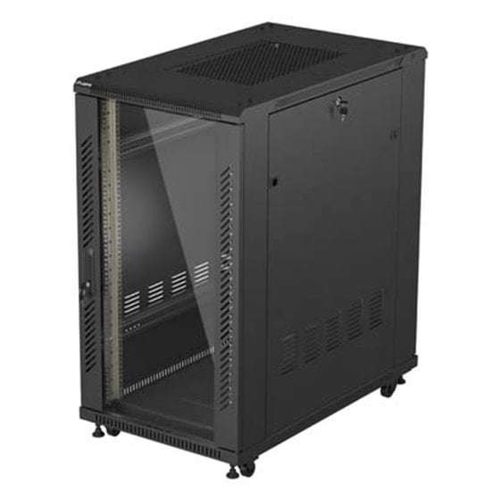 FF01-6022-12B armario rack 22U Rack o bastidor independiente Negro