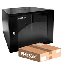 Mural Rack 19" 12U 530x400 desmontado - Flat Pack - PHO 2012D