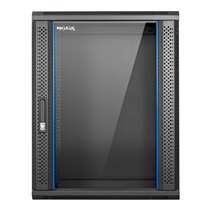 PHO 2216D armario rack 16U Bastidor de pared Negro