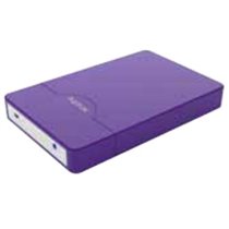 appHDD09P Púrpura 2.5" USB con suministro de corriente