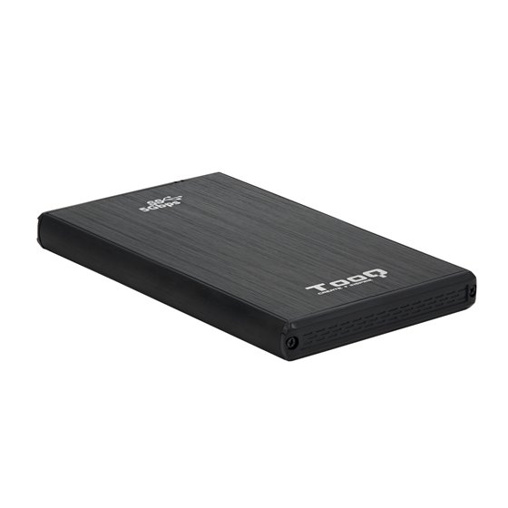 TQE-2522B caja para disco duro externo Caja de disco duro (HDD) Negro 2.5"