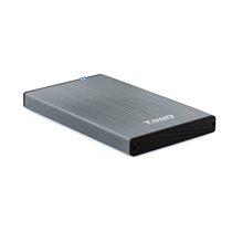 TQE-2527G caja para disco duro externo 2.5" Caja de disco duro (HDD) Negro, Gris