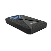 TQE-2550BL caja para disco duro externo Carcasa de disco duro/SSD Negro 2.5"