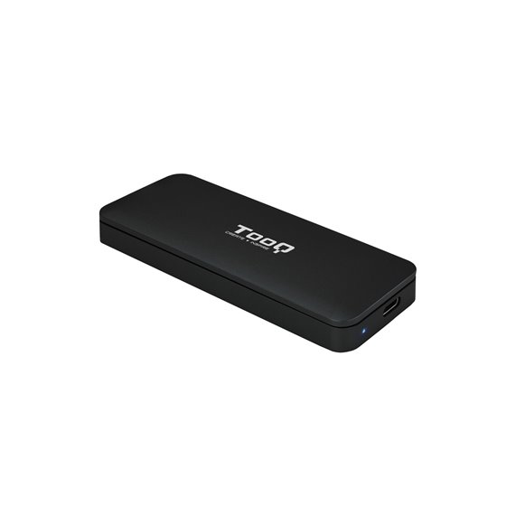 TQE-2280B caja para disco duro externo Caja externa para unidad de estado sólido (SSD) Negro M.2