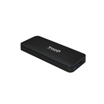 TQE-2280B caja para disco duro externo Caja externa para unidad de estado sólido (SSD) Negro M.2