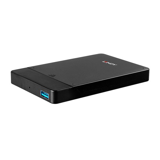 43331 caja para disco duro externo Carcasa de disco duro/SSD Negro 2.5"