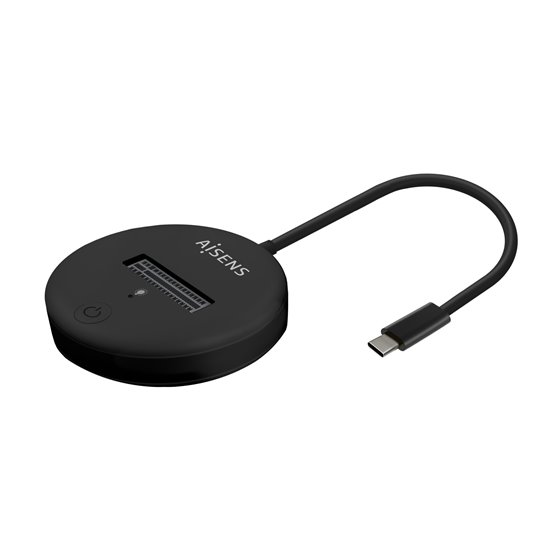 USB-C Dock M.2 (NGFF) ASUC-M2D013-BK SATA/NVMe A USB3.1 Gen2, Negra