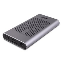 43382 caja para disco duro externo Caja externa para unidad de estado sólido (SSD) Plata M.2