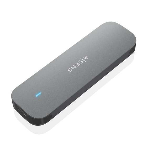 Caja Externa M.2 (NGFF) ASM2-006GRY SATA a USB3.1 Gen1, Gris